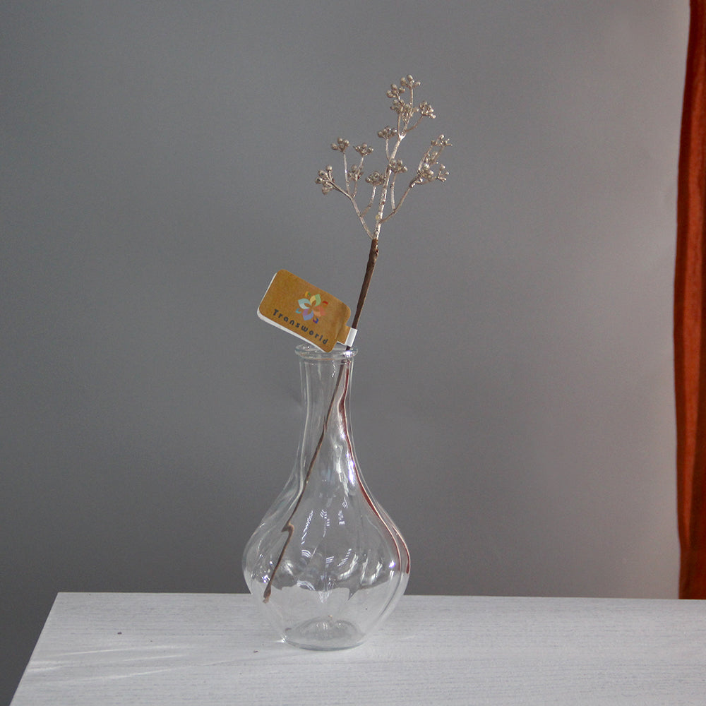 Long Branches 30cm Artificial Golden Picks Leaf for Christmas Decorations