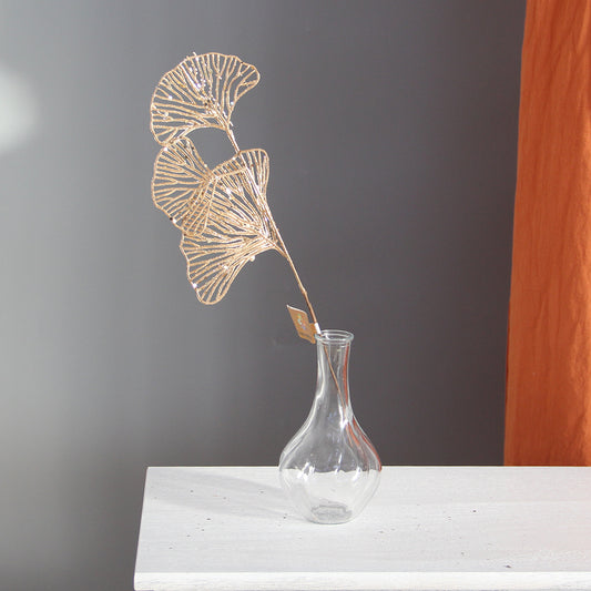 Wholesale Christmas Picks Golden Pick/Spray 40cm Glittered Leaf Gold Branches for Party & Holiday Supplies