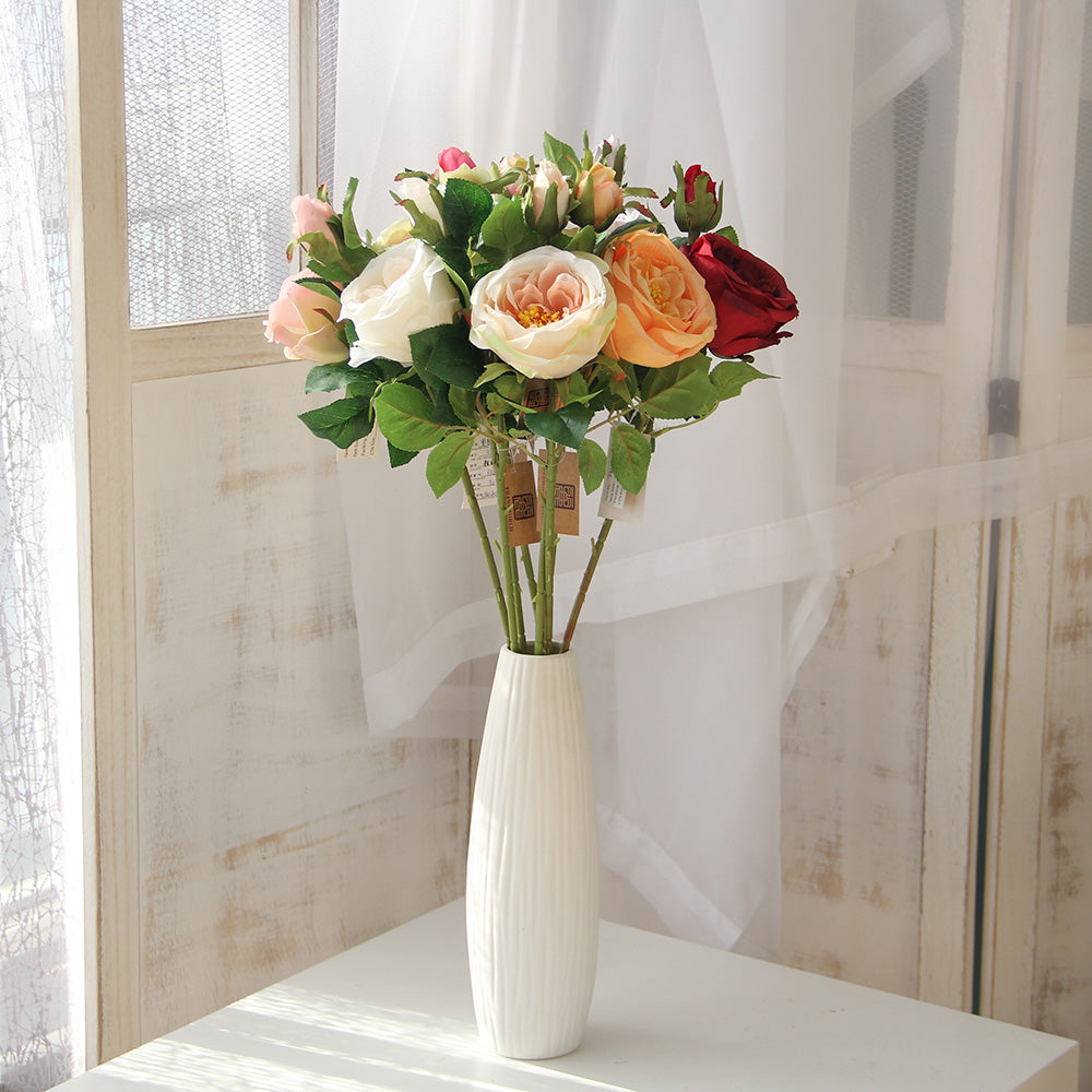 67cm 2 heads austin rose spray artificial flower home decoration