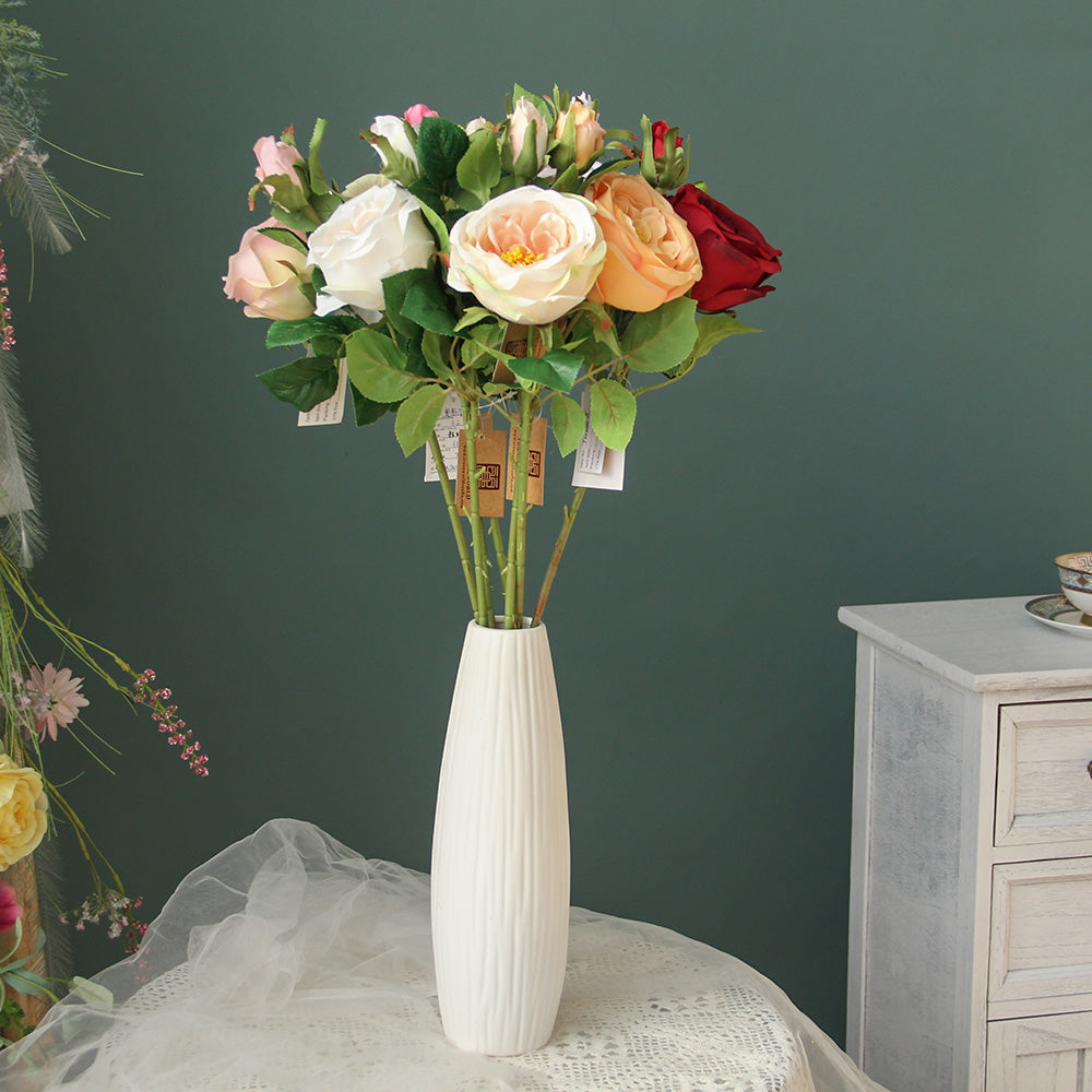 67cm 2 heads austin rose spray artificial flower home decoration
