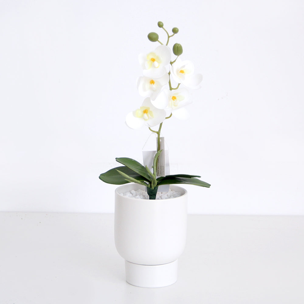 37cm 3D small 5 flowers butterfly orchid artificial flower home decoration