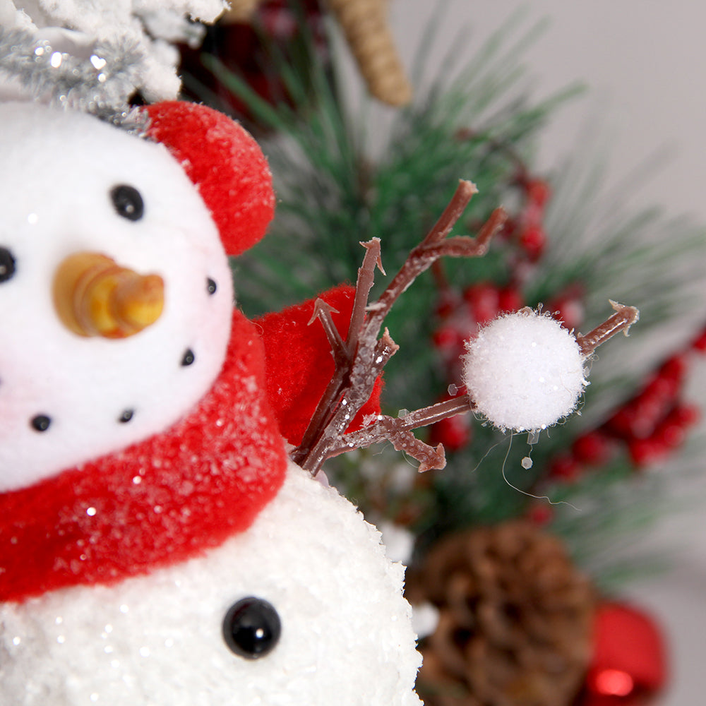 15cm Snowman Decorating Make a Snowman Winter Holiday Outdoor Decoration