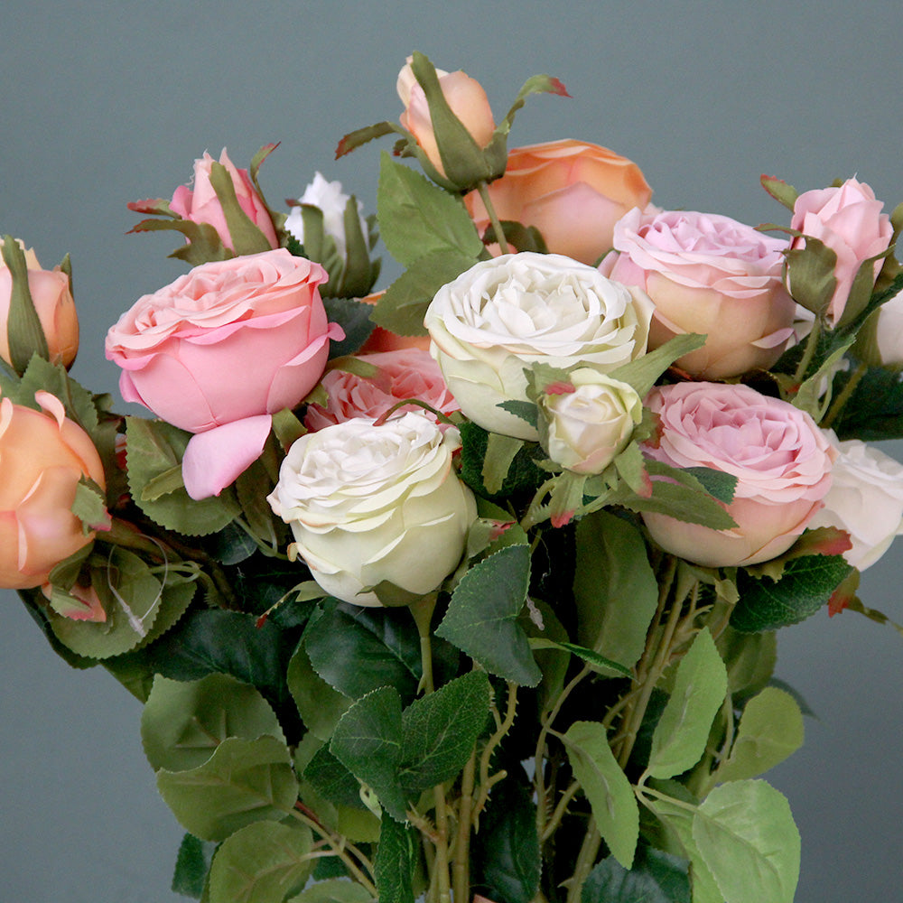 63cm 3 Heads Tineke Rose Spray Artificial Flower Home Decoration Table Decoration