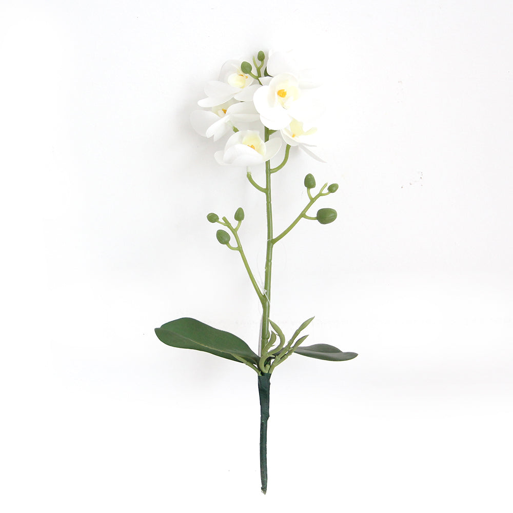 High Quality 3D 5heads Phalaenopsis Mini Artificial Flowers Orchid for Wedding Home Decoration