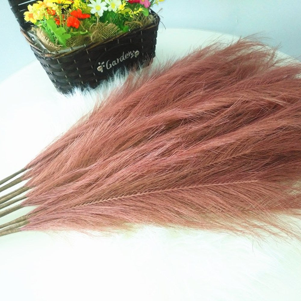 High Quality Hand Made Artificial Pampa Grass Multicolour Pampas Grass Decor Wedding Immortal Pampas Grass Decor Factory Sales
