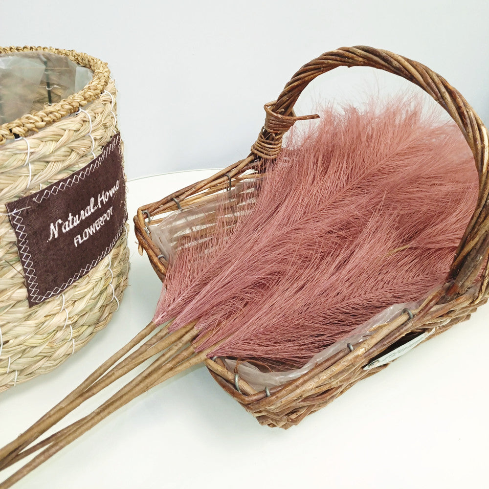 High Quality Hand Made Artificial Pampa Grass Multicolour Pampas Grass Decor Wedding Immortal Pampas Grass Decor Factory Sales