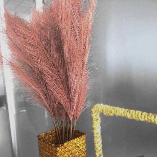 High Quality Hand Made Artificial Pampa Grass Multicolour Pampas Grass Decor Wedding Immortal Pampas Grass Decor Factory Sales