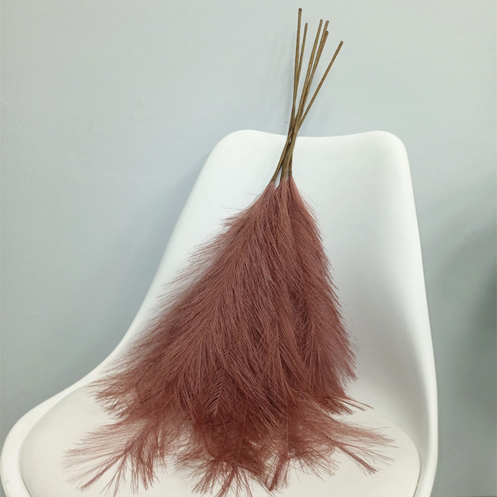 High Quality Hand Made Artificial Pampa Grass Multicolour Pampas Grass Decor Wedding Immortal Pampas Grass Decor Factory Sales