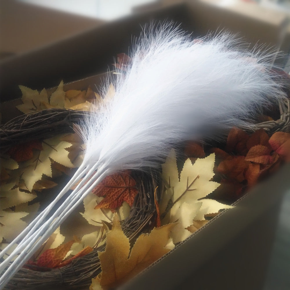 Popular Luxury Hand Made Pampas Grass White High Quality Pampas Grass Decor Immortal Artificial Pampas Festival Wedding Decor