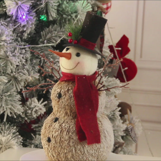 34CM Snowman Decorating Make a Snowman Winter Holiday Outdoor Decoration