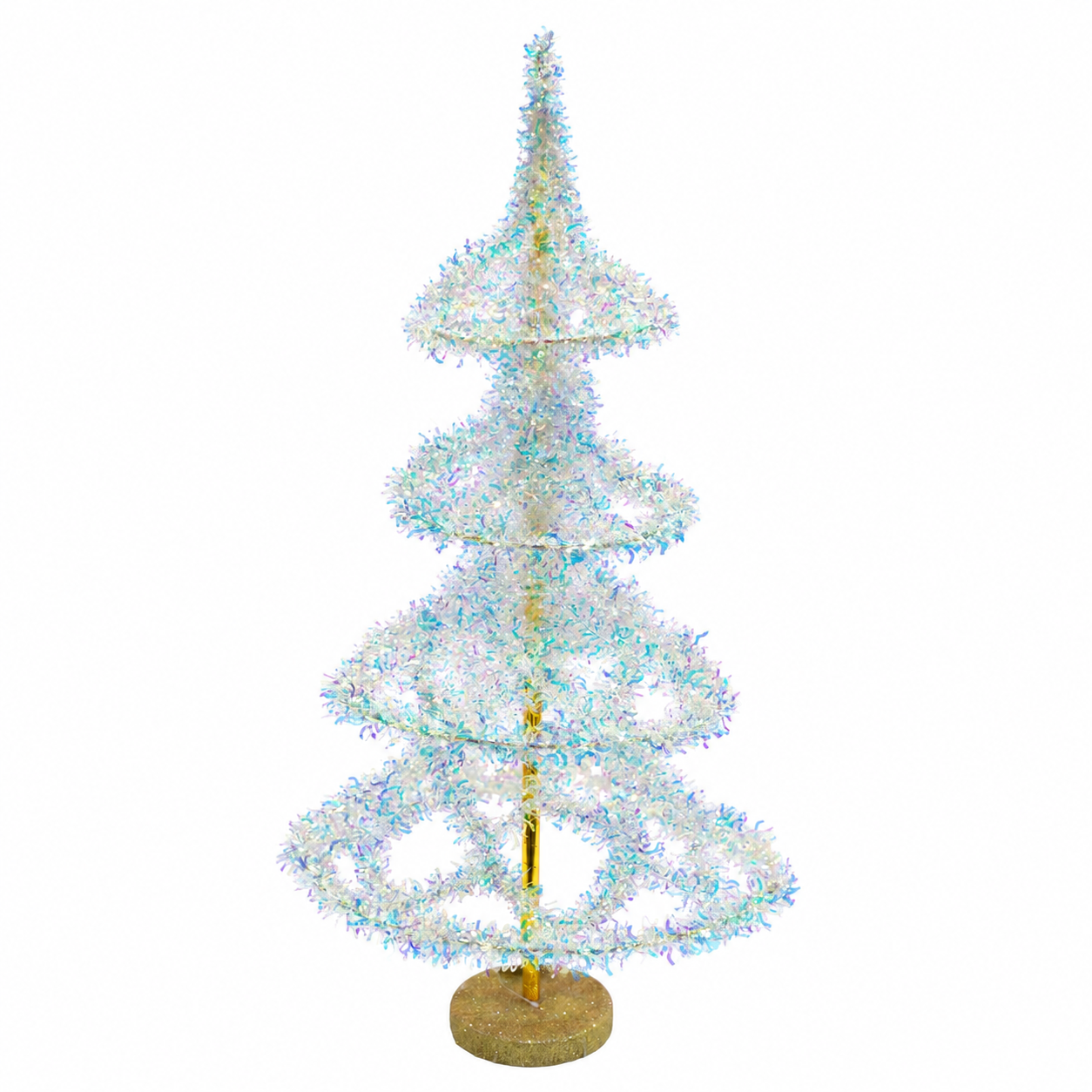 Artificial Iridescent Tree Gift for Home Christmas Holiday Party Decoration