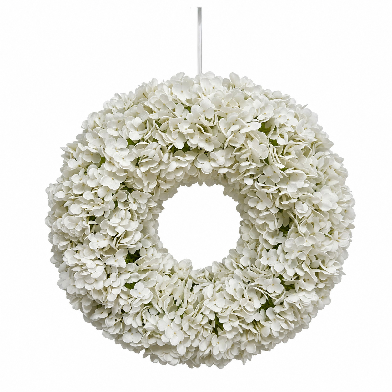 Artificial Flower Hydrangea Wreath Real Touch for Home Wedding Festival Decoration