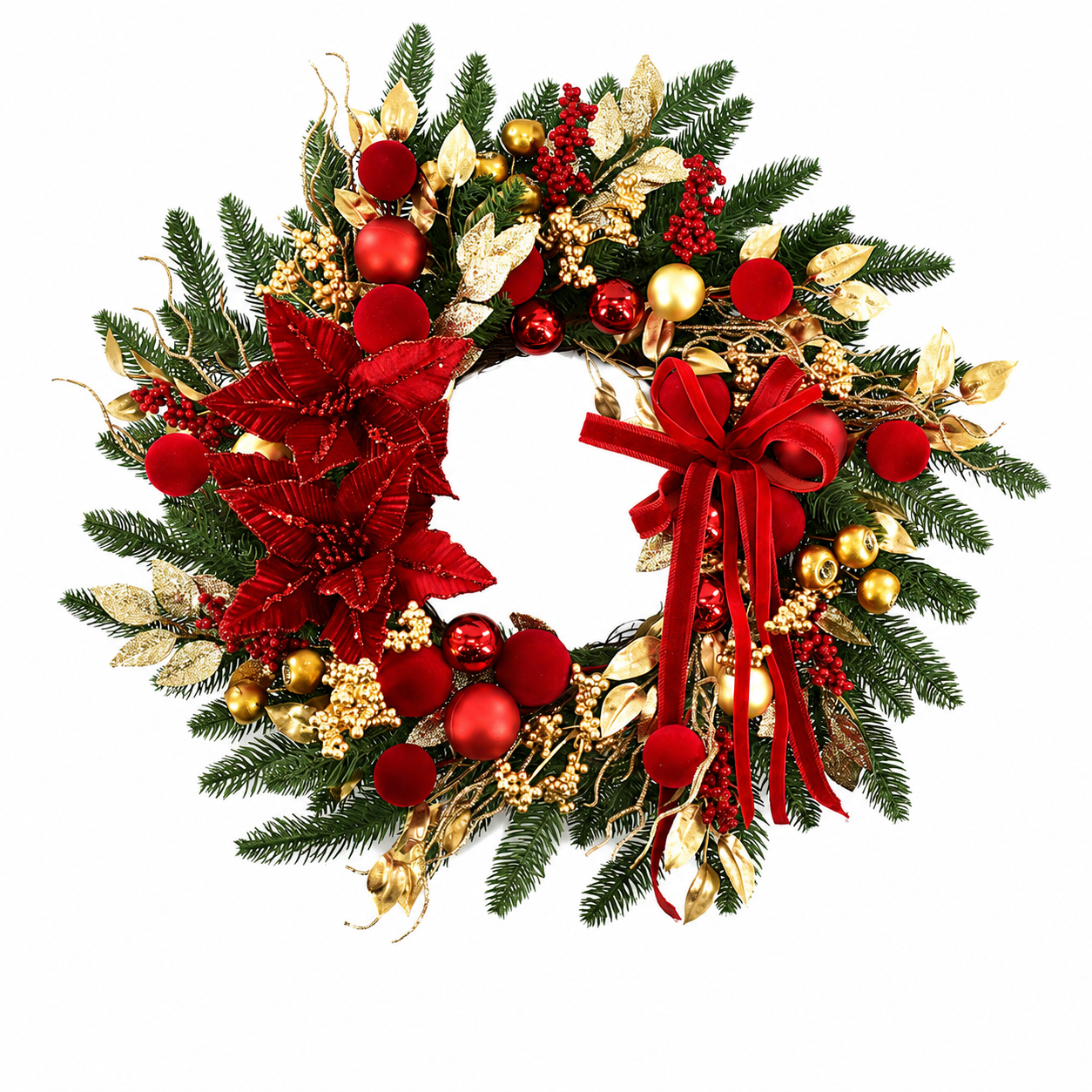 Artificial Christmas Wreath for Christmas Festival Decoration Ornaments