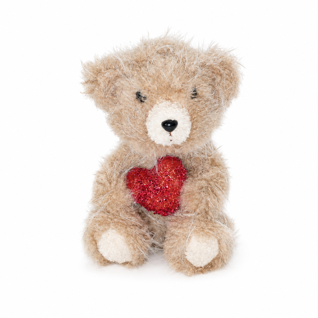 Gift Plush Bear with Heart for Gift Home Valentine’s Day Decoration