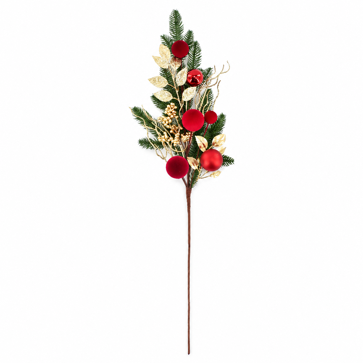 Festive Artificial Christmas Branch for Holiday Home Decor