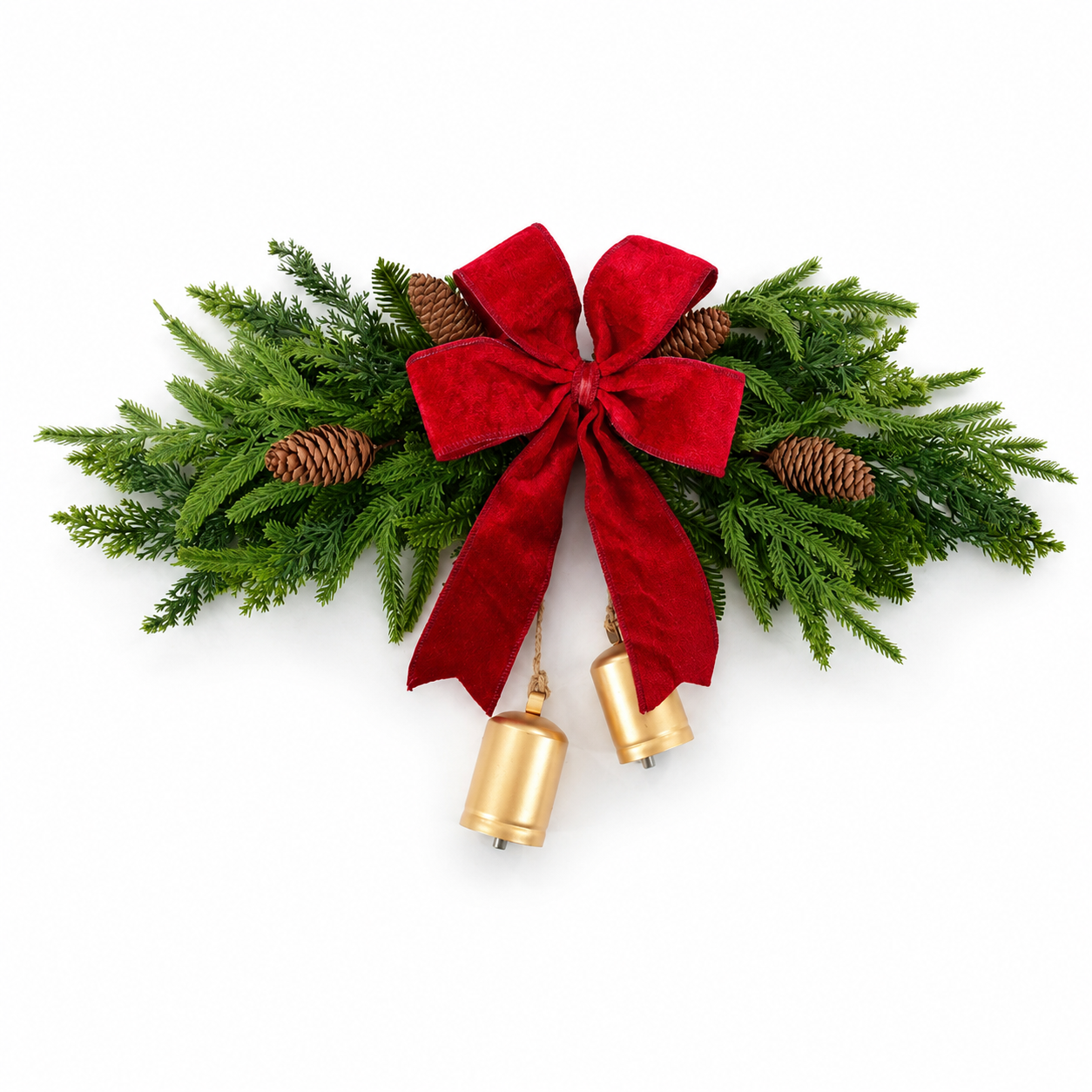 Festive Christmas Door Swag Ornament for Holiday Cheer