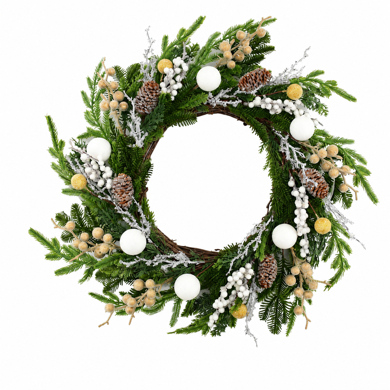 Wholesale Decorative Christmas Artificial Wreath for Home Festival Party Decoration