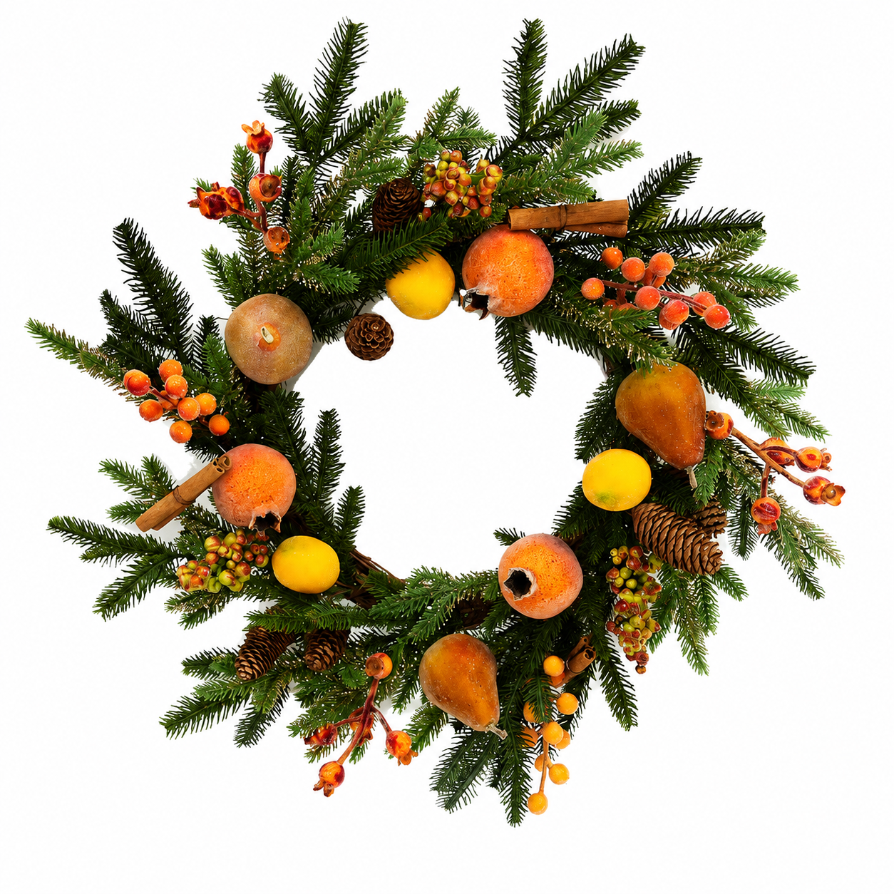 Wholesale Decorative Artificial Wreath for Christmas Home Wall Decoration Ornament