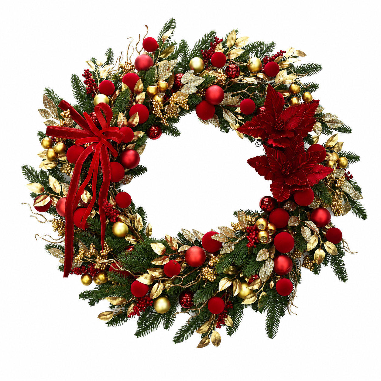 Wholesale Decorative Artificial Wreath Gift for Christmas Home Festival Decoration