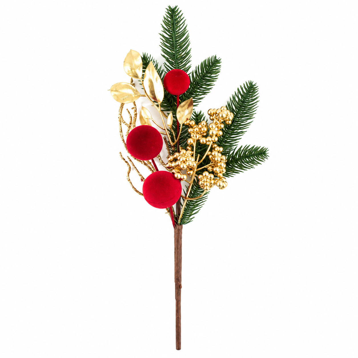 Decorative Artificial Branch for Christmas Festival Holiday Table Decoration