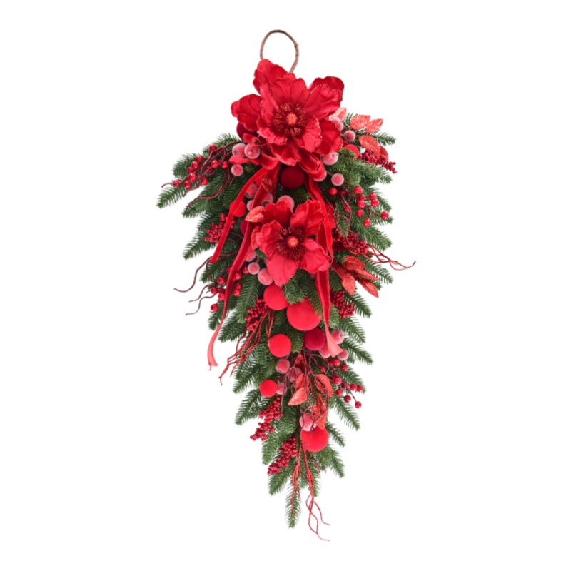 Festive Christmas Door Drop Decoration for Holiday Cheer