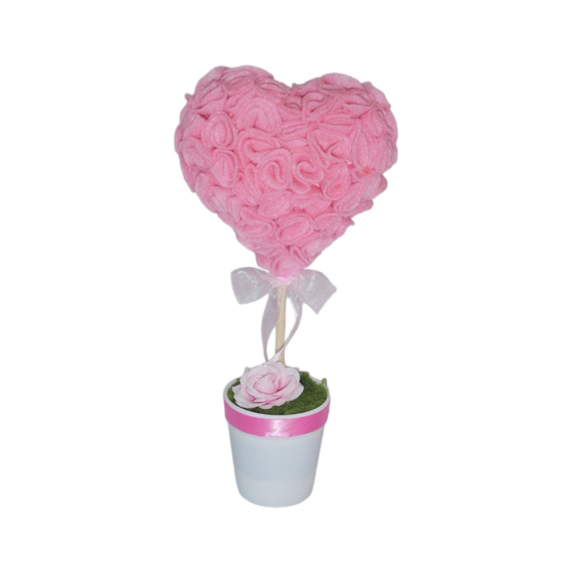 Gift Potted Heart Decoration for Valentine’s Day Gift Home Wedding Decoration
