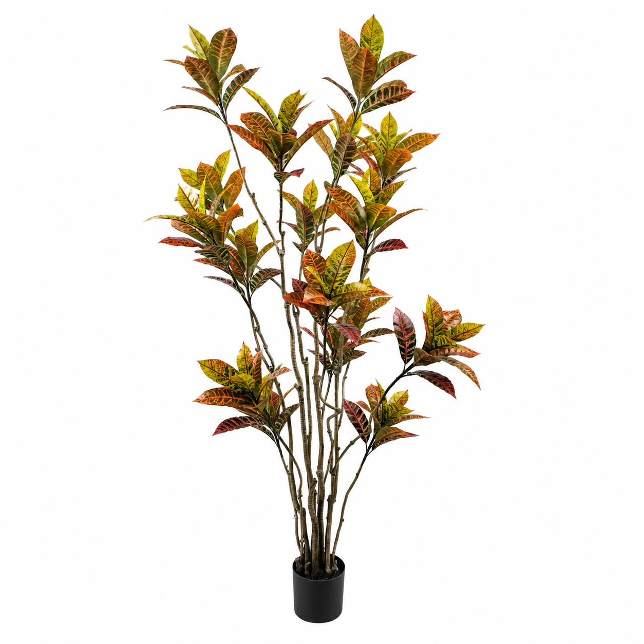 Decorative Artificial Croton Tree Plant for Home Party Festival Decoration